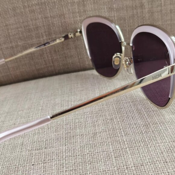 MCM Women Sunglasses Gold/Pink Tone MCM110SK 58[]16 140 Eyewear made in Italy - Picture 7 of 13